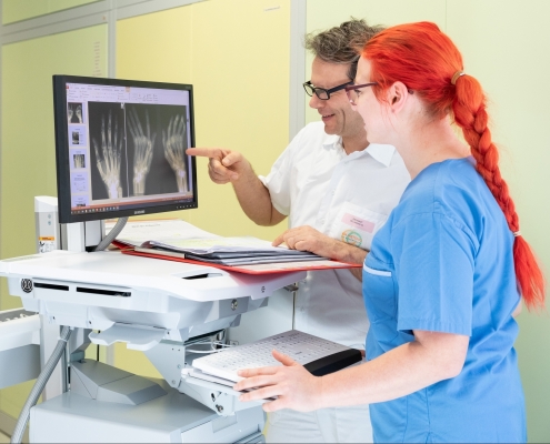 Bildbesprechung an der 2. Medizinischen Abteilung