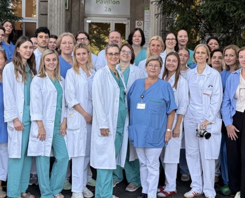 Teamfoto der Augenabteilung der Klinik Hietzing