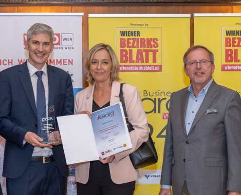 Gruppenfoto des Bezirks Medical Award