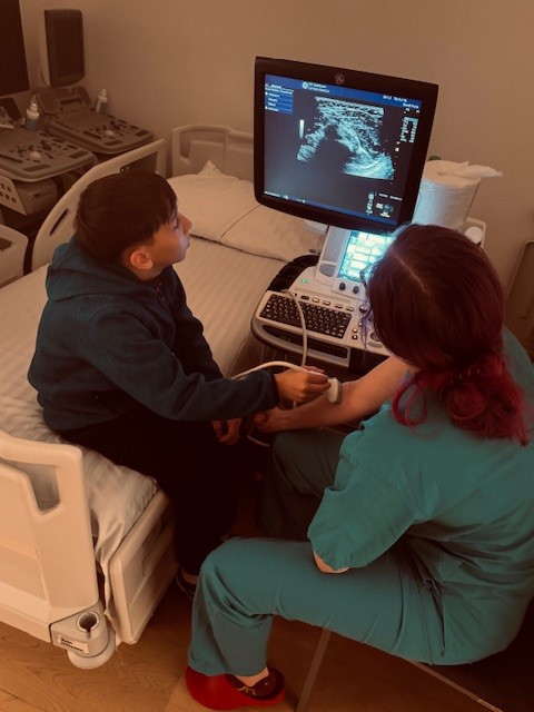 Ultraschall am Boys Day 2025 in der Klinik Hietzing