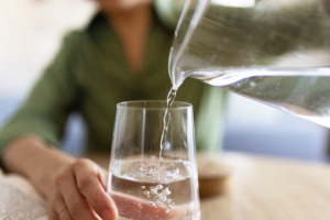 Glas, Wasser