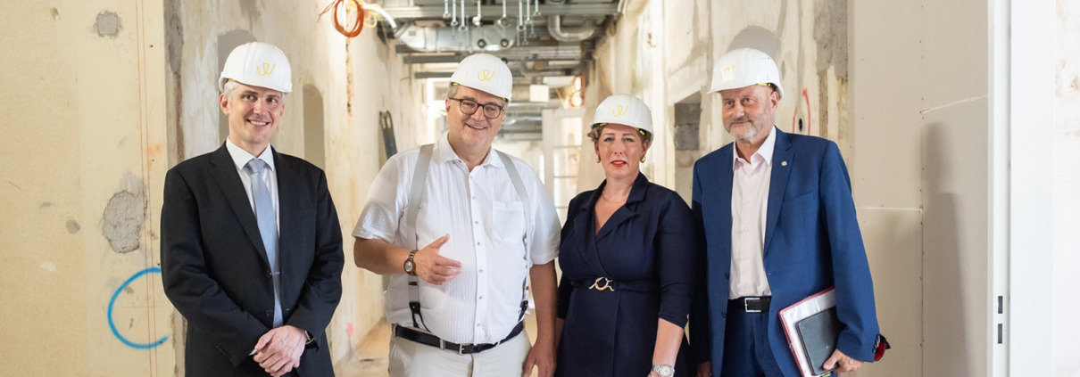Klinik Hietzing Pressekonferenz Rohbauten