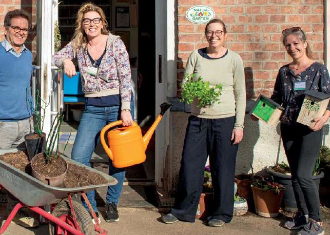 Team Gartentherapie der Klinik Hietzing